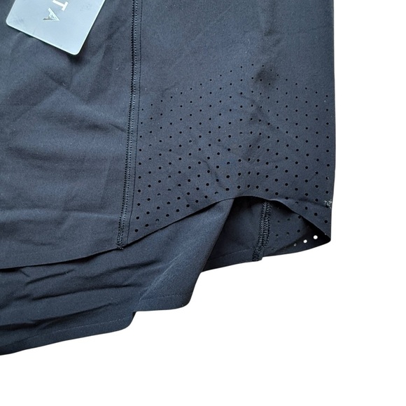 NWT! Athleta Women's Plus 3XL Black Hustle 3" Active Shorts Running Workout Gym - Picture 4 of 9